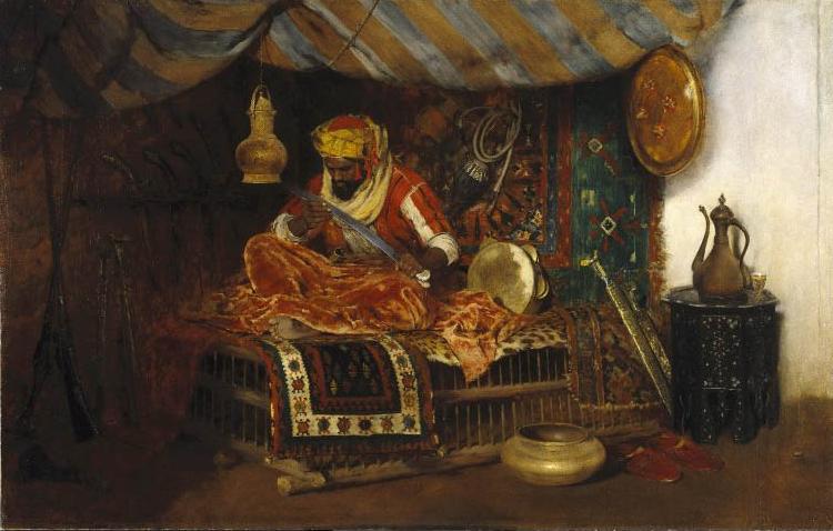 William Merritt Chase The Moorish Warrior Sweden oil painting art